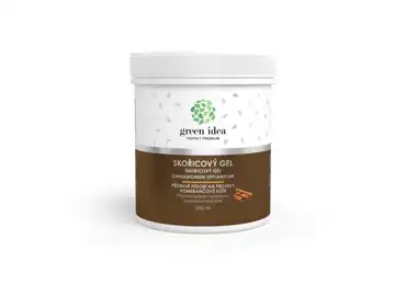 Green idea Skořicový masážní gel 500 ml