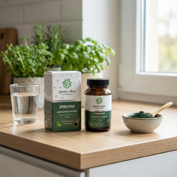 Green idea Spirulina bylinný extrakt - tobolky 60 ks