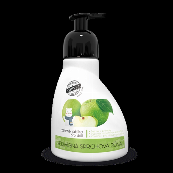 Green idea Sprchová pěna - zelené jablko - vhodné pro děti 300 ml