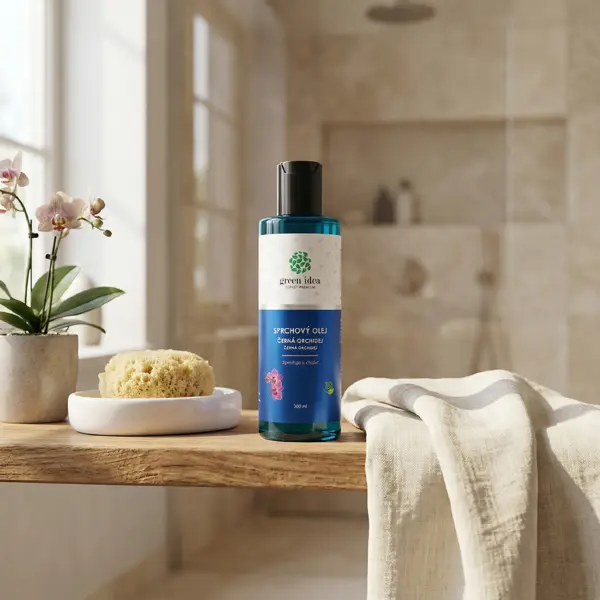 Green idea Sprchový olej - Černá orchidej 200 ml