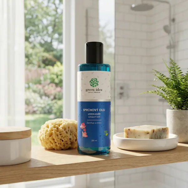Green idea Sprchový olej - Lotos květ 200 ml