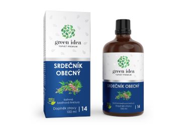 Green idea Srdečník - bezlihová tinktura 100 ml