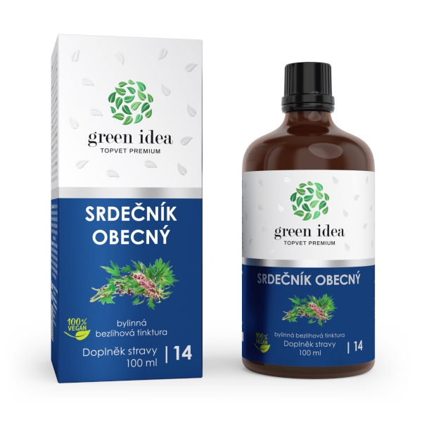 Green idea Srdečník - bezlihová tinktura 100 ml