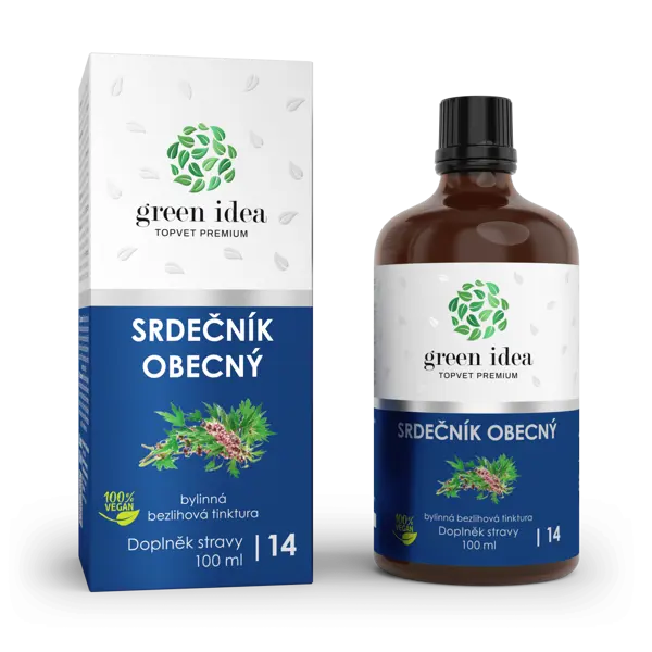 Green idea Srdečník - bezlihová tinktura 100 ml