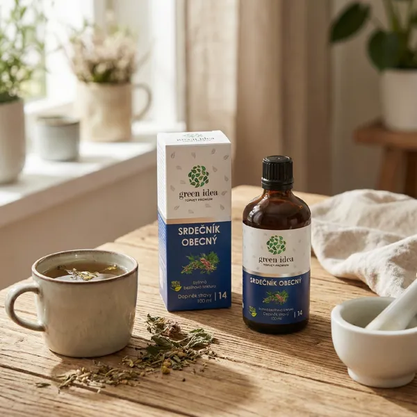 Green idea Srdečník - bezlihová tinktura 100 ml