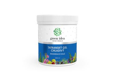 Green idea Tatranský bylinný gel - chladivý 250 ml