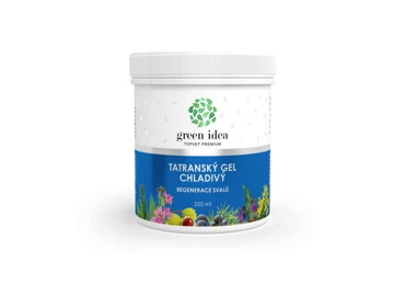 Green idea Tatranský bylinný gel - chladivý 250 ml