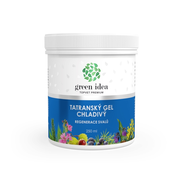 Green idea Tatranský bylinný gel - chladivý 250 ml