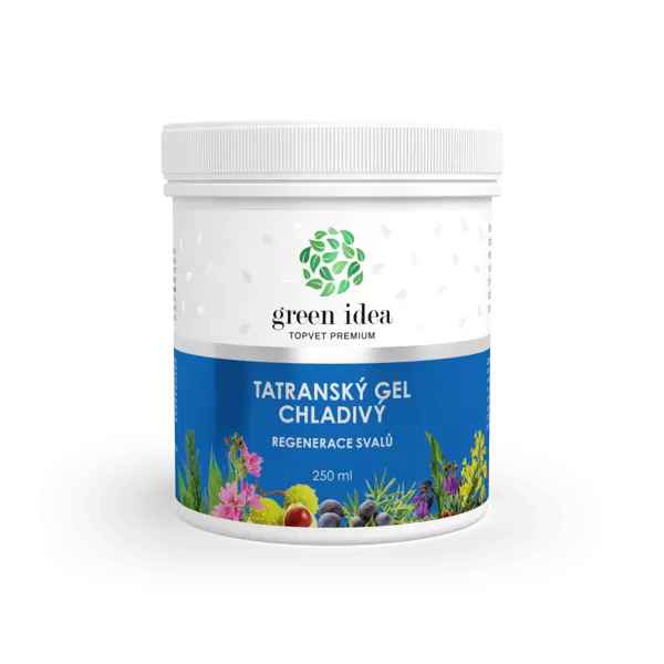 Green idea Tatranský bylinný gel - chladivý 250 ml