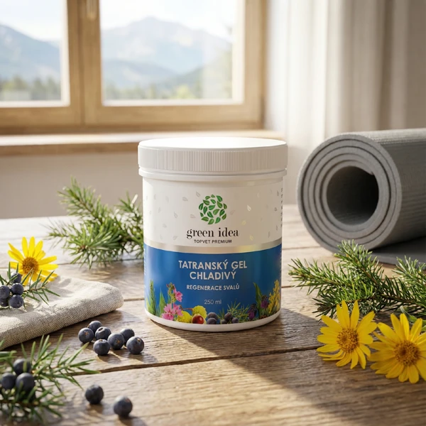 Green idea Tatranský bylinný gel - chladivý 250 ml