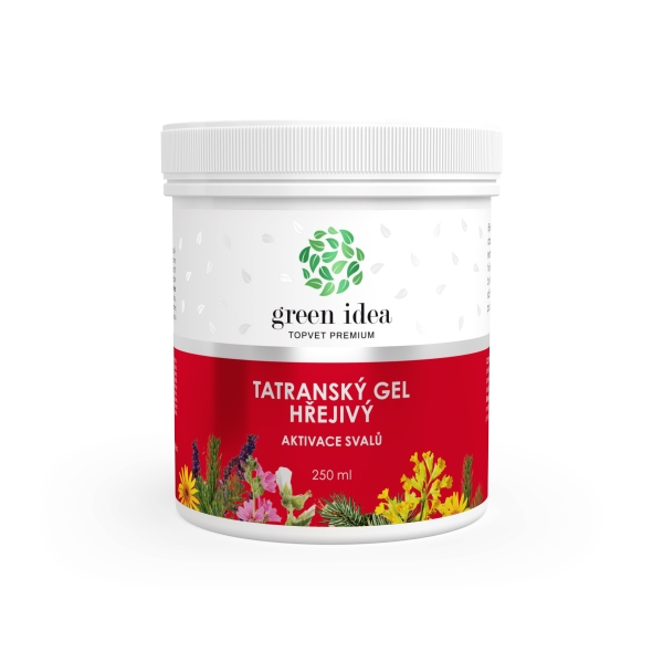 Green idea Tatranský bylinný gel - hřejivý 250 ml
