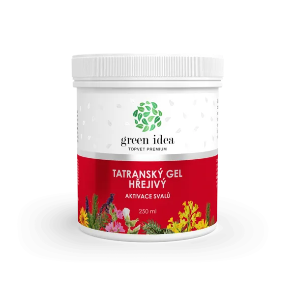 Green idea Tatranský bylinný gel - hřejivý 250 ml