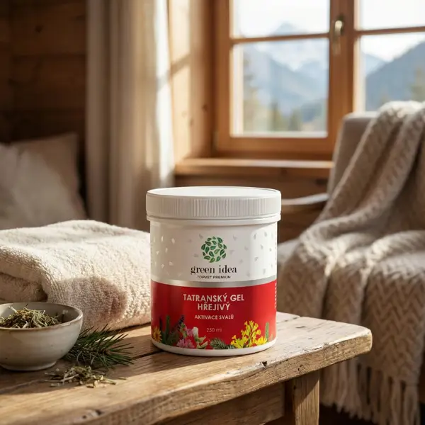 Green idea Tatranský bylinný gel - hřejivý 250 ml