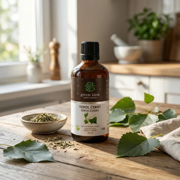 Green idea Topol černý tinktura - kapky 50 ml