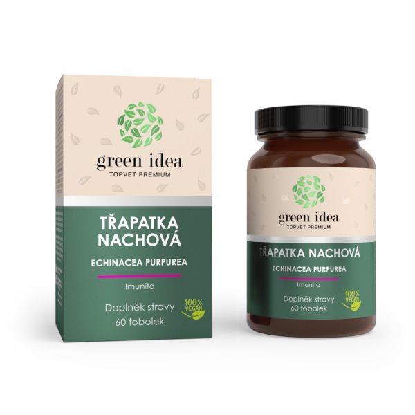Green idea Třapatka - Echinacea bylinný extrakt - tobolky 60 ks