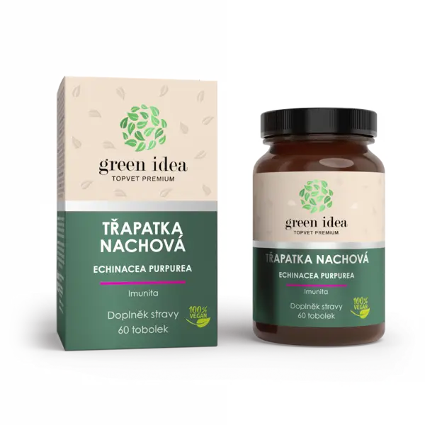 Green idea Třapatka - Echinacea bylinný extrakt - tobolky 60 ks