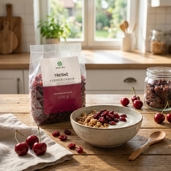 Green idea Třešně vypeckované - proslazené 500 g