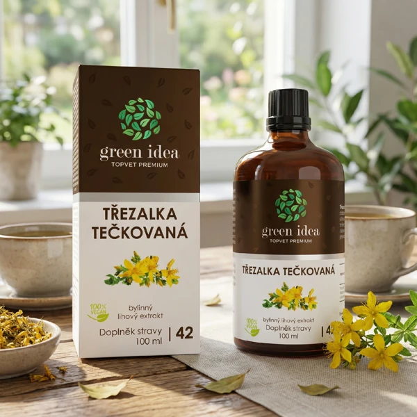 Green idea Třezalka tinktura - kapky 100 ml