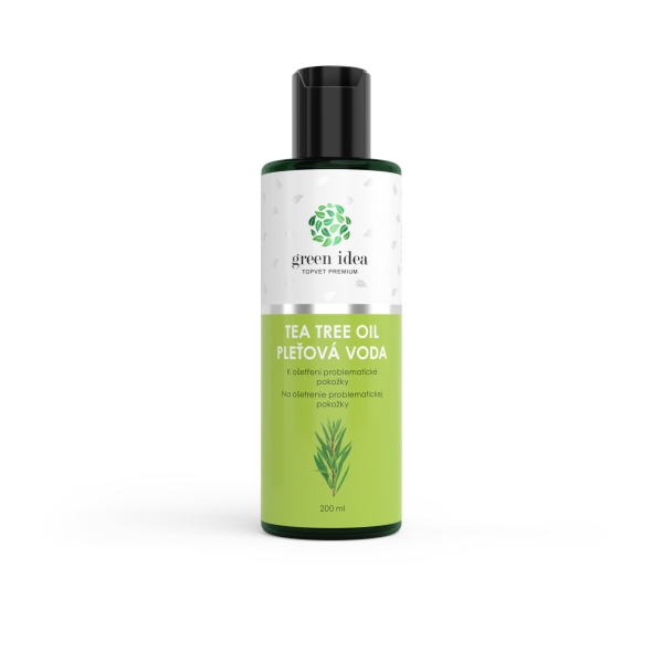 Green idea TTO pleťová voda s měsíčkem, panthenolem a zinkem 200 ml