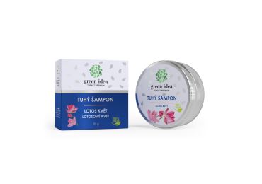 Green idea Tuhý šampon - Lotos květ 70 g