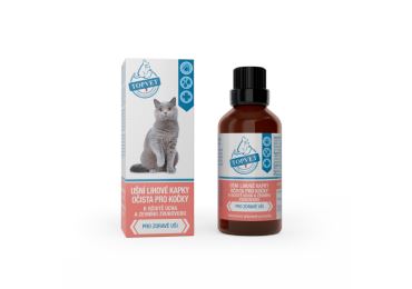 Green idea Ušní lihové kapky očista pro kočky 50 ml