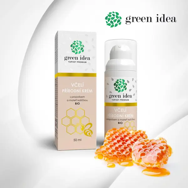 Green idea Včelí přírodní krém 50 ml