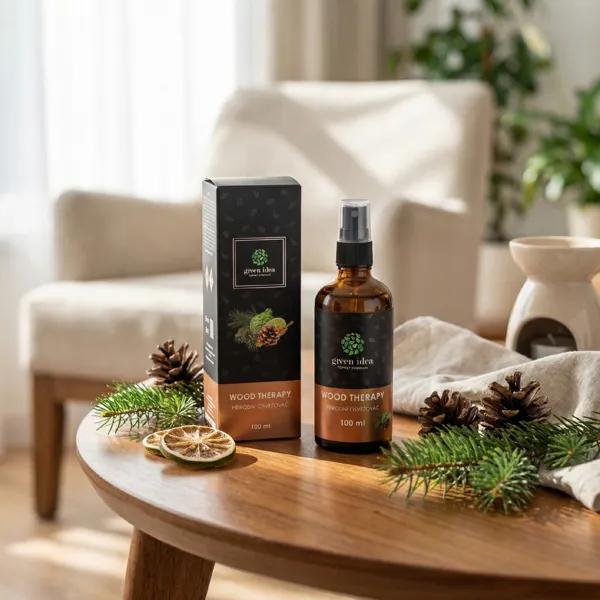 Green idea WOOD THERAPY - přírodní osvěžovač vzduchu 100 ml
