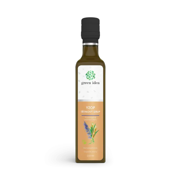 Green idea Yzopový sirup - třtinový 250 ml