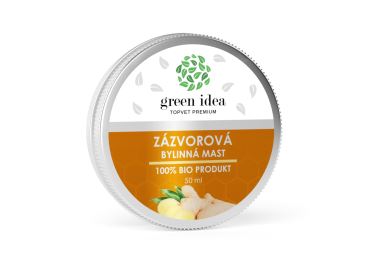 Green idea Zázvorová mast 50 ml