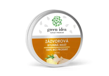 Green idea Zázvorová mast 50 ml