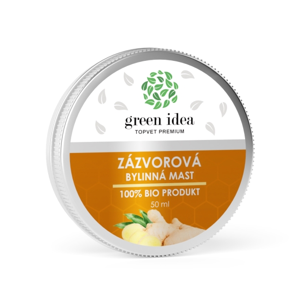 Green idea Zázvorová mast 50 ml