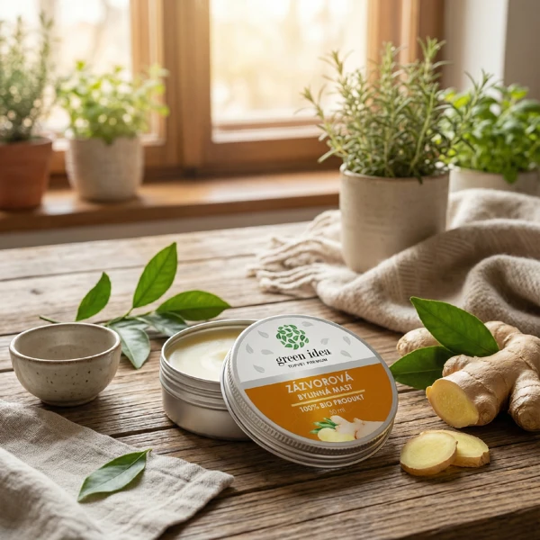 Green idea Zázvorová mast 50 ml