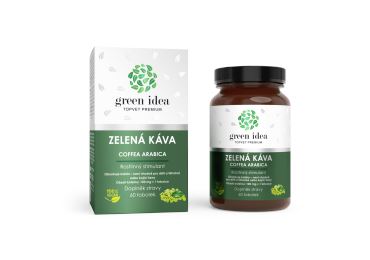 Green idea Zelená káva bylinný extrakt - tobolky 60 ks