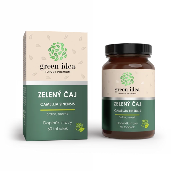 Green idea Zelený čaj bylinný extrakt - tobolky 60 ks