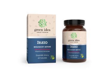 Green idea Železo - vitamínový komplex - tobolky 60 ks