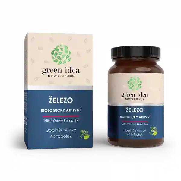 Green idea Železo - vitamínový komplex - tobolky 60 ks
