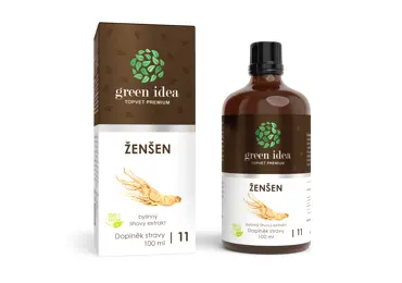 Green idea Ženšen tinktura - kapky 100 ml