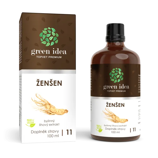 Green idea Ženšen tinktura - kapky 100 ml