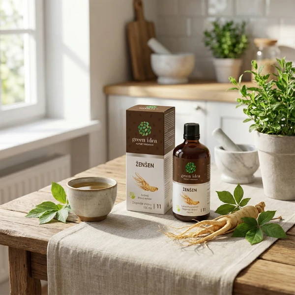 Green idea Ženšen tinktura - kapky 100 ml