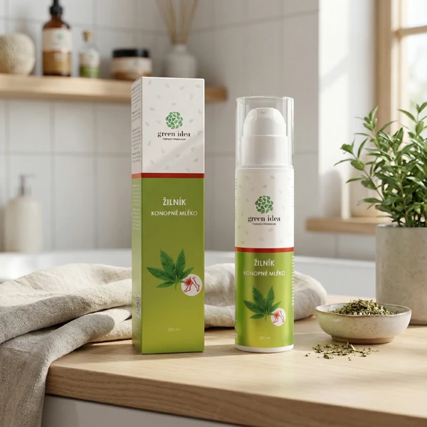 Green idea Žilník - konopné mléko 200 ml