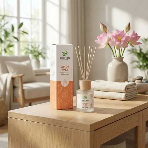 Green idea ​Ratanové vonné tyčinky - Lotos květ 100 ml