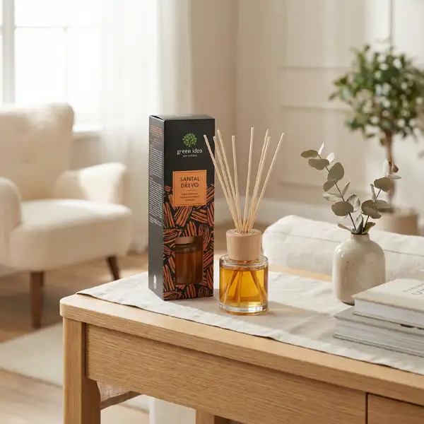 Green idea ​Ratanové vonné tyčinky - Santal dřevo 100 ml