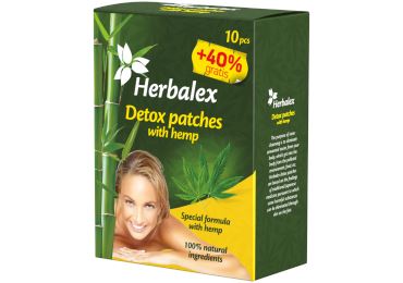 Herbamedicus GmbH Herbalex – Detoxikační náplasti s konopím 14 ks