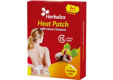 Herbamedicus Herbalex – Hřejivá náplast s kaštanem 4 ks