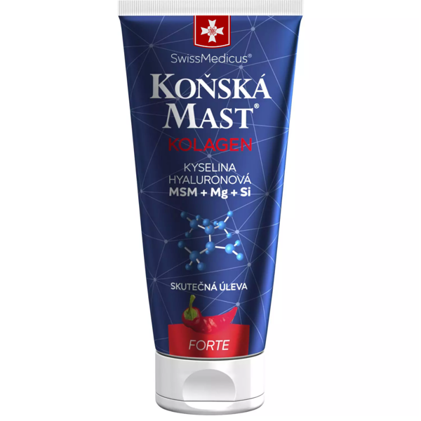 Herbamedicus Koňská mast s kolagenem forte hřejivá 200 ml
