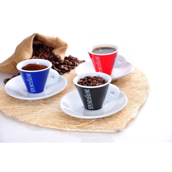 Hrnky / šálky na kávu - Caffé Mokaflor - ESPRESSO (6ks)