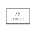 LCD s úhlopříčkou 75