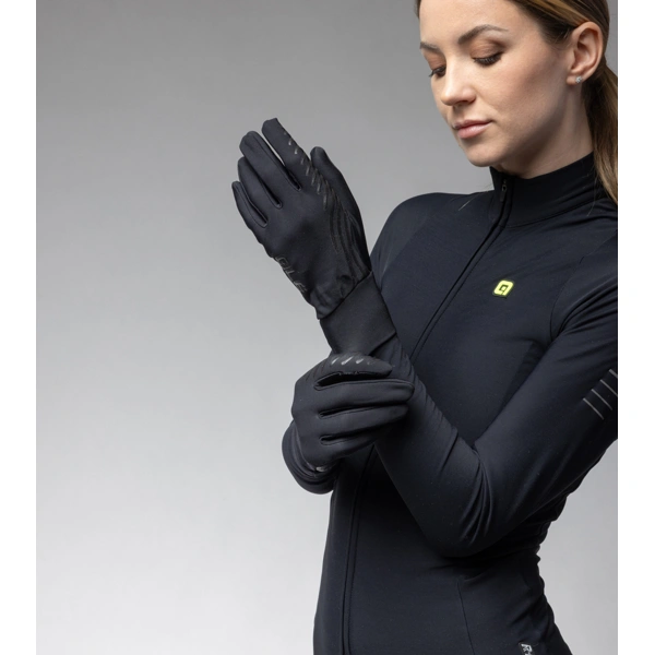 Jarní/podzimní cyklistické rukavice ALÉ  SPIRALE UNDERGLOVES - Velikost XL