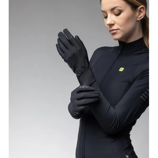 Jarní/podzimní cyklistické rukavice ALÉ  SPIRALE UNDERGLOVES - Velikost XS