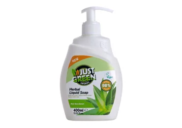 Just Green Organic, Organické Tekuté mýdlo Aloe vera 400 ml